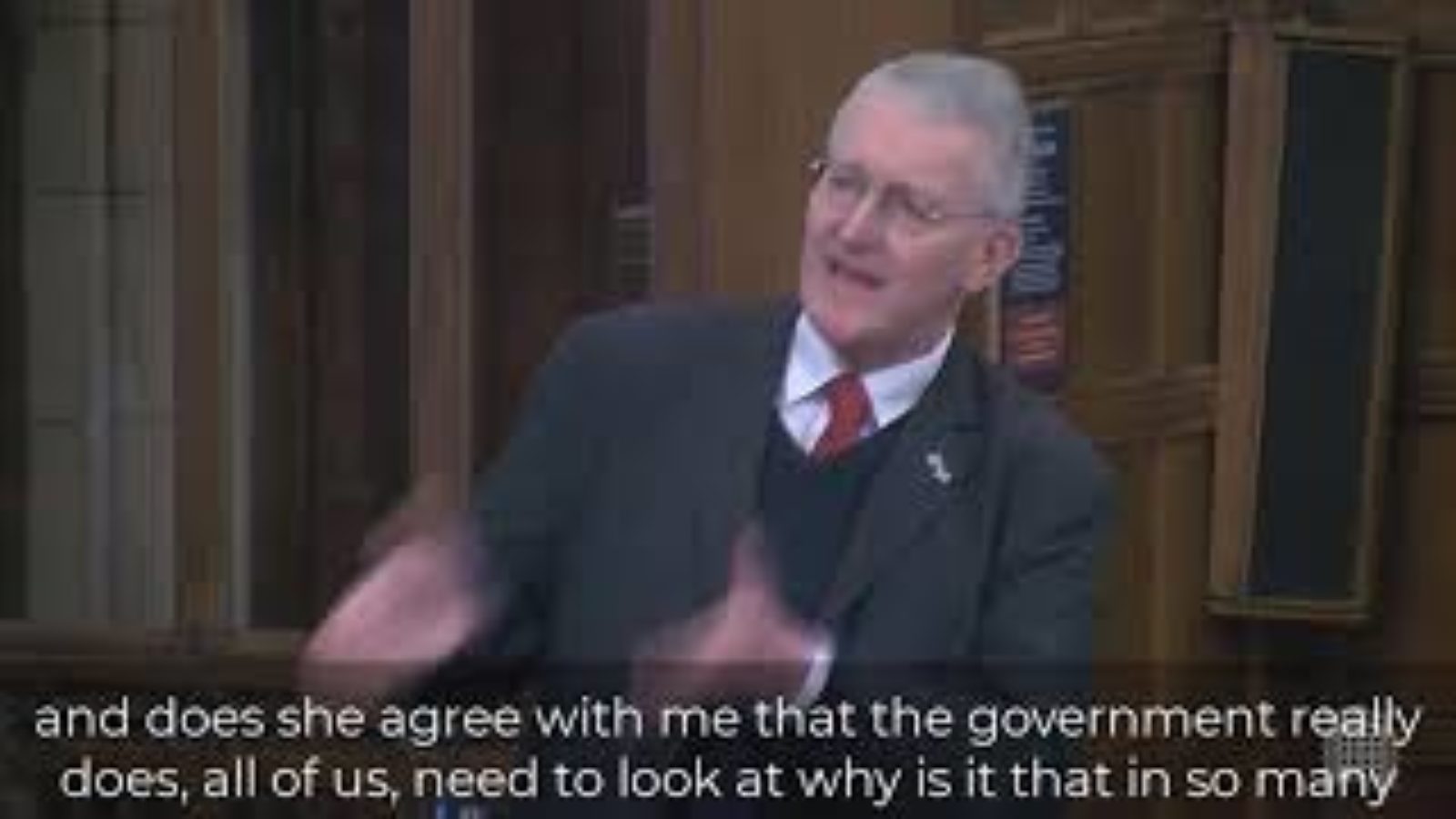 Hilary Benn MP speaking in Westminster Hall