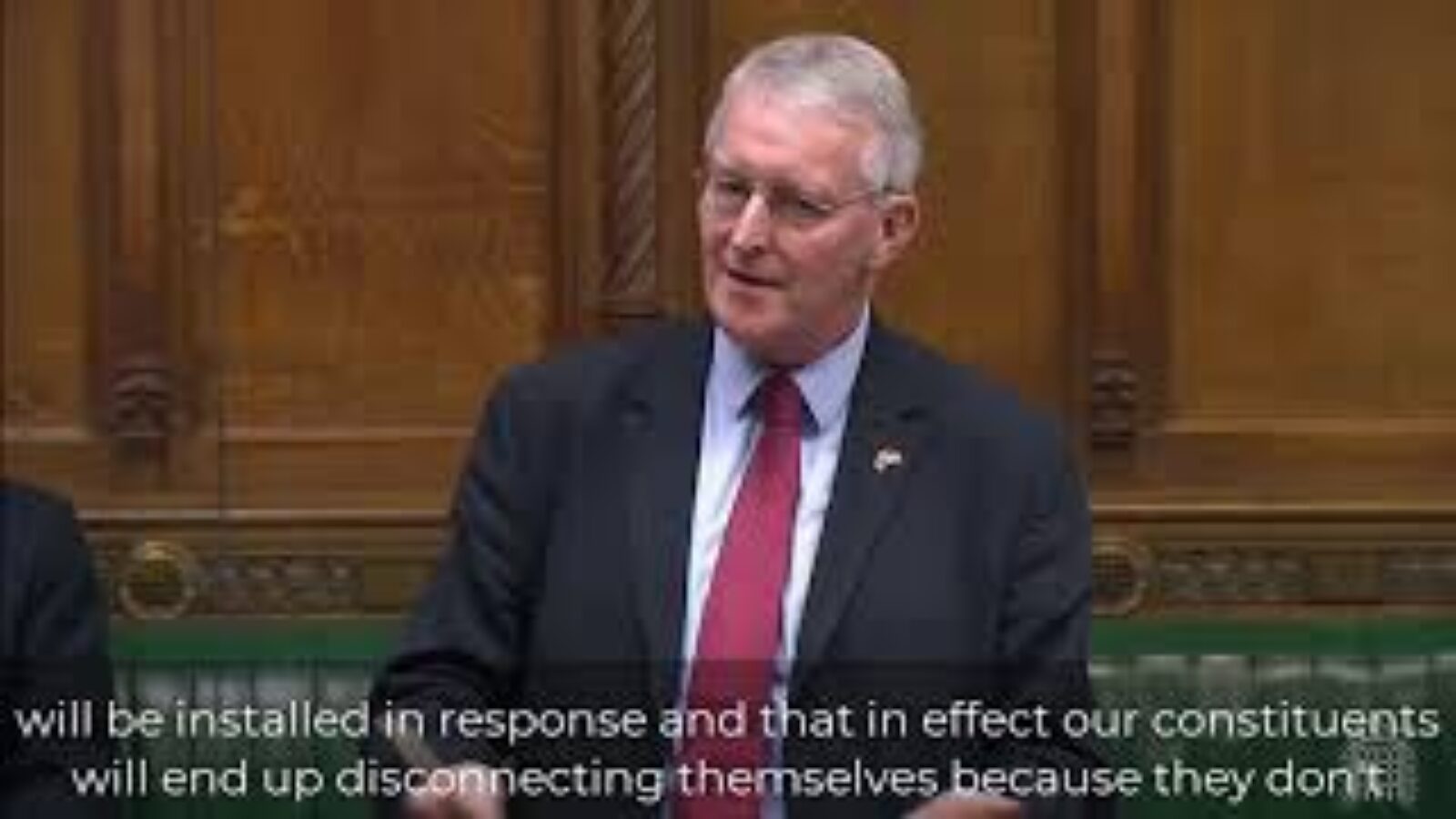 Hilary Benn speaking in the House of Commons