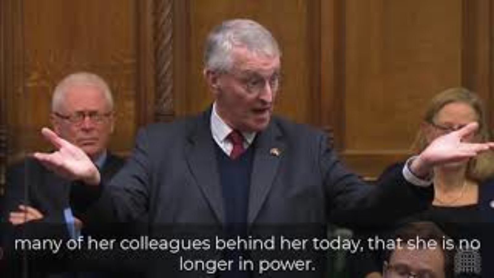 Hilary Benn MP speaking in the House of Commons