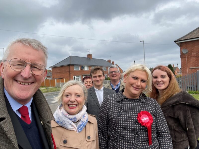 Local election campaigning in Middleton Park with Tracy Brabin, Lauren Summers and Cllr James Lewis