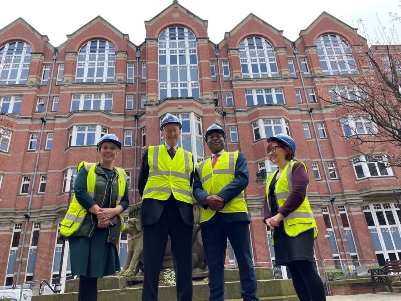 Inspecting the new city centre campus of Leeds St John’s University
