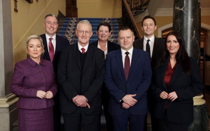 Hilary chairing the East-West Council in Belfast