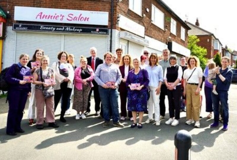 Election Campaigning in Temple Newsam with six MPs and our candidates Tim Dowd and Julia Almond
