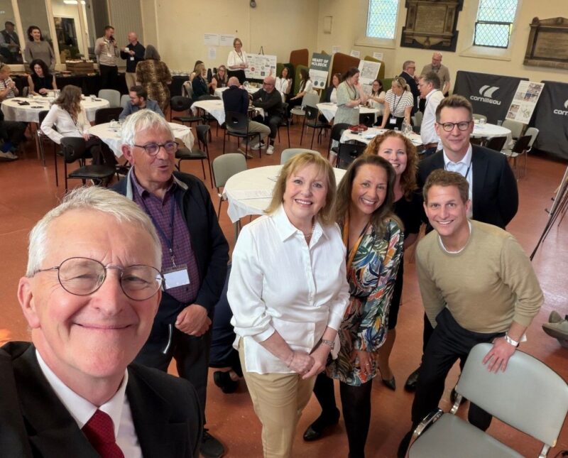 Hilary at the Holbeck Together Business Alliance event at St Matthew’s in Holbeck